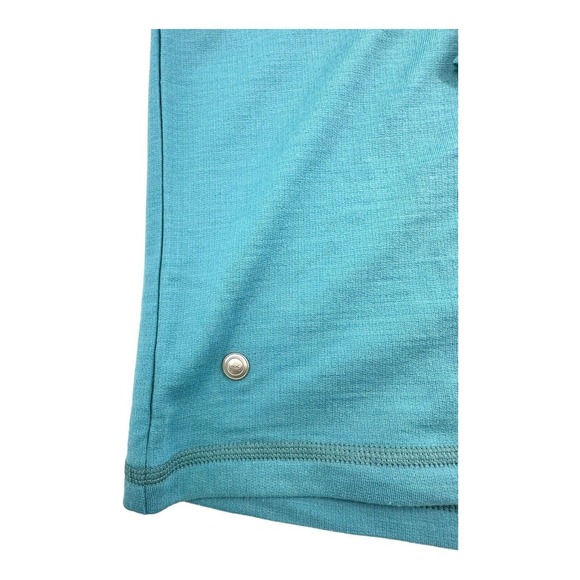 Peter Millar Excursionist Flex Performance Q-Zip Pullover Merino Wool Teal XXL - Picture 10 of 16